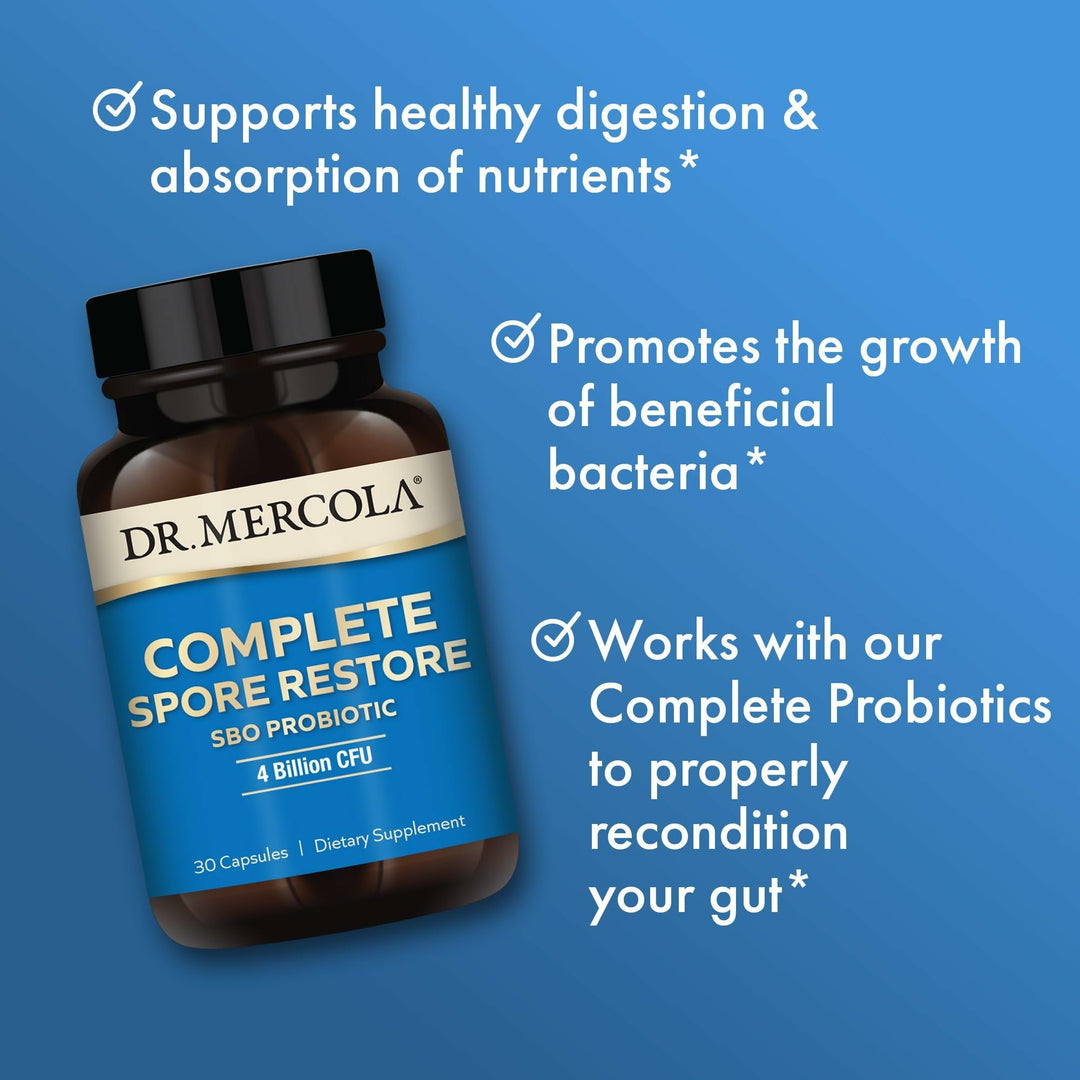 Dr. Mercola Complete Spore Restore, 30 Count
