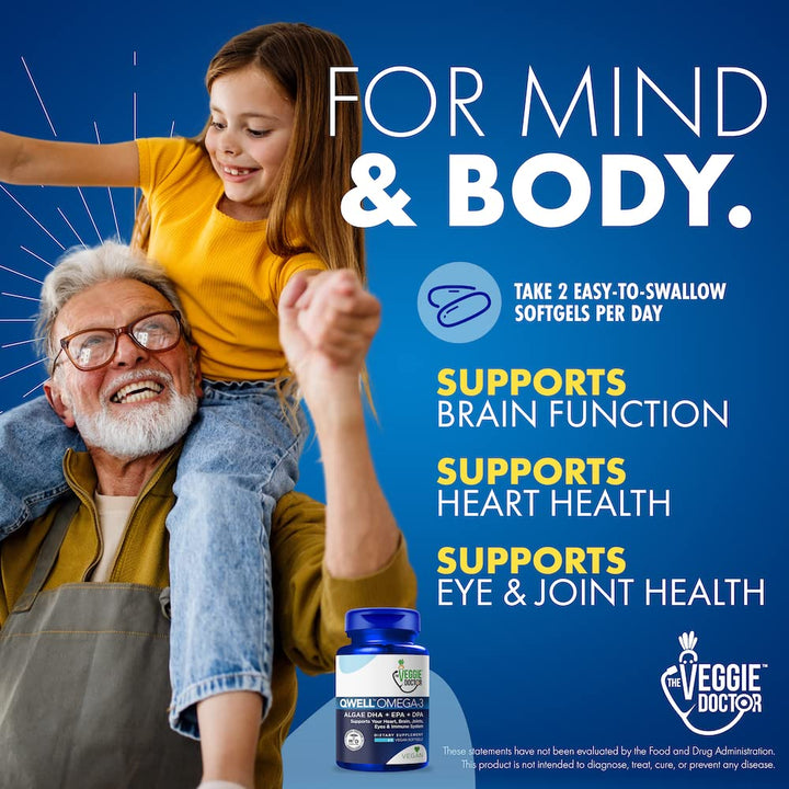 The Veggie Doctor Vegan Omega 3 Supplement