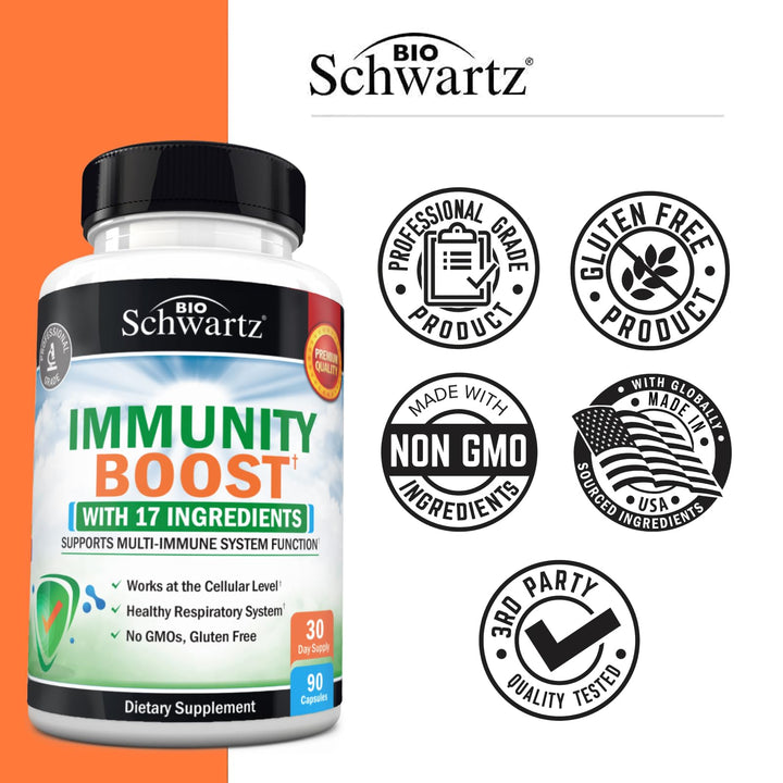 BioSchwartz Immunity Boost Supplement, 90 Count
