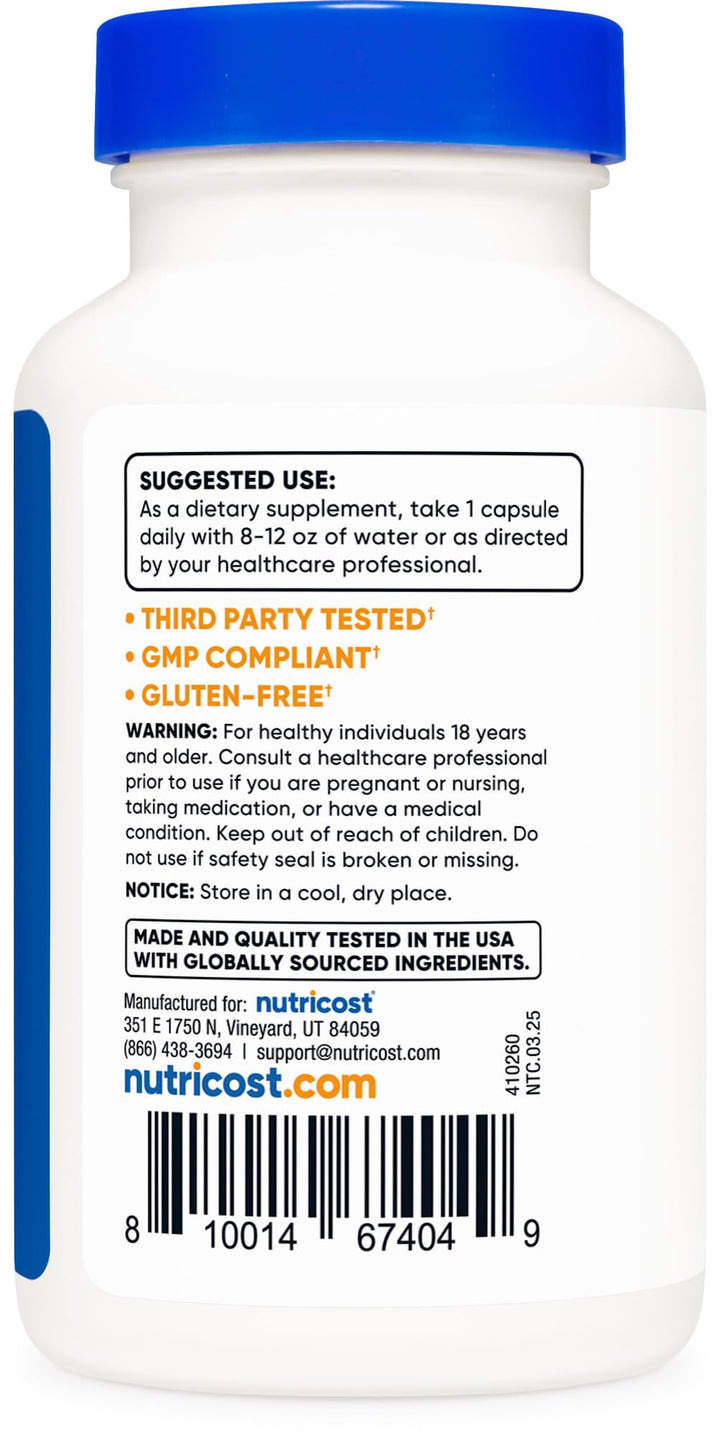 Nutricost Stinging Nettle Root Extract, 7500 mg, 120 Count