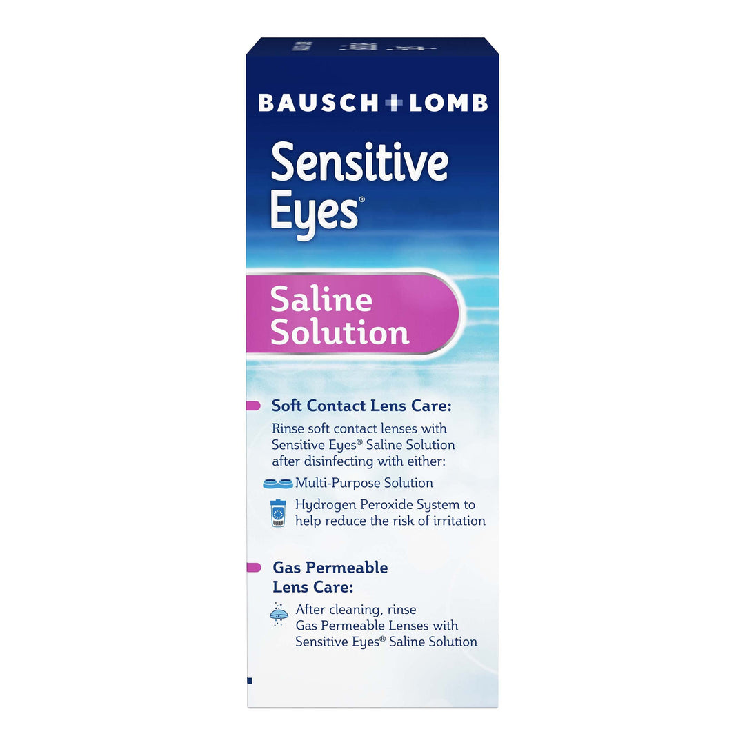 Sensitive Eyes Saline Solution, Multi, 12 oz, Pack of 2