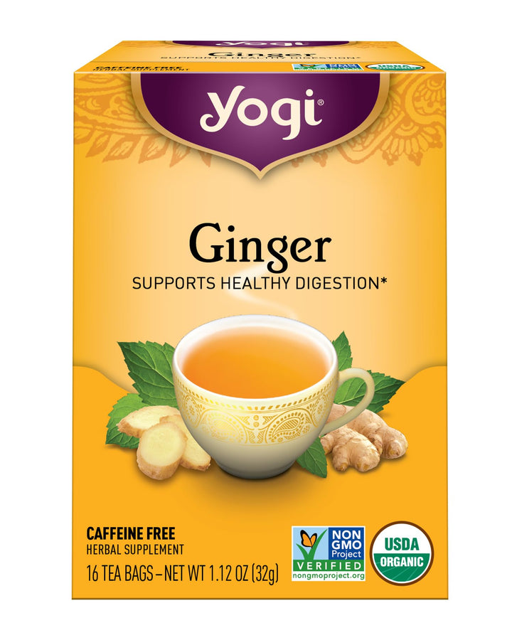 Yogi Tea Organic Ginger, 16 Count, 1.12 oz