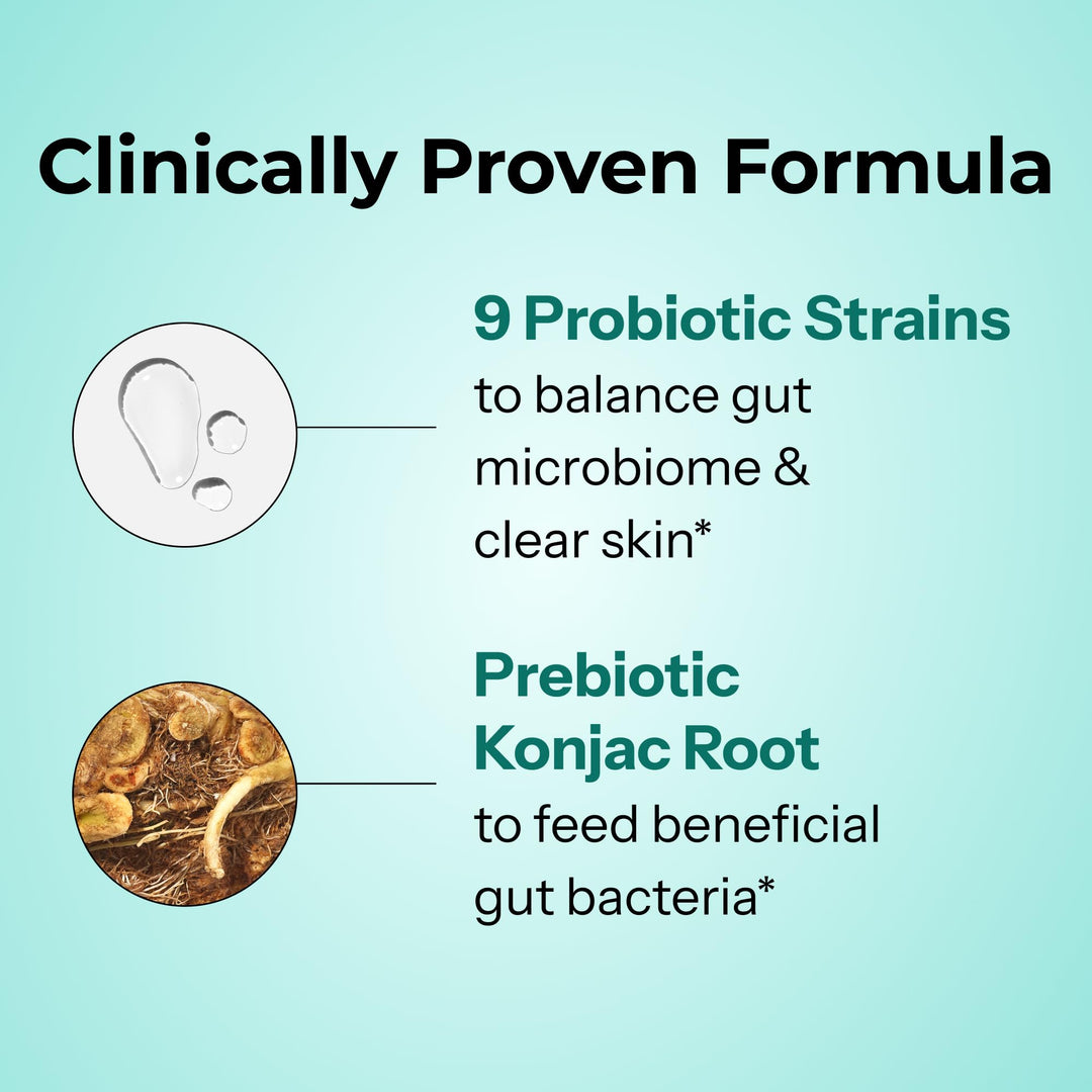 HUM Skin Squad Probiotic & Prebiotic, 60 Count