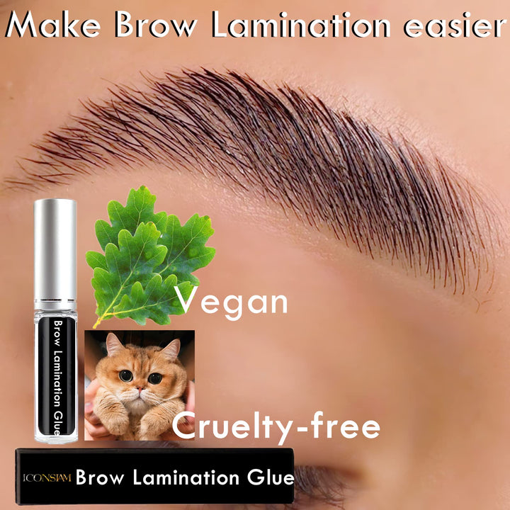 ICONSIAM Brow Lamination Glue And Fix Gel, Clear