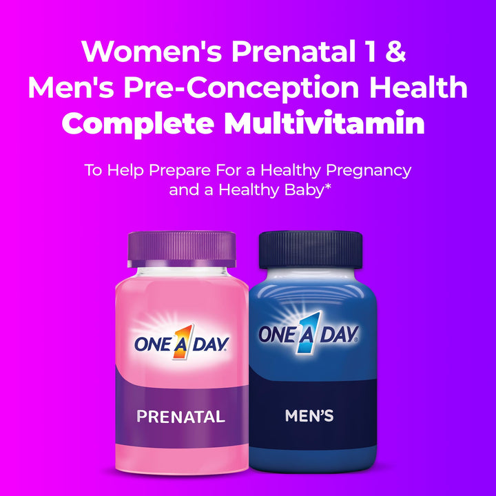 ONE A DAY Pre-Pregnancy Multivitamin, 30+30 Count