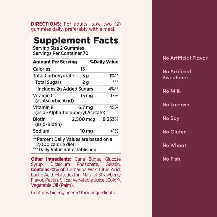 Nature's Bounty Hair, Skin & Nails with Biotin