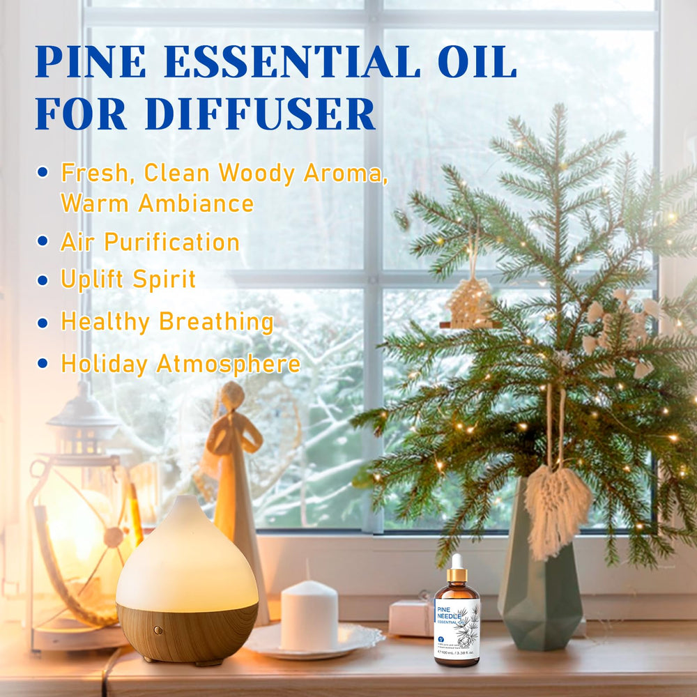 HIQILI Pine Needle Essential Oil, 100 ml