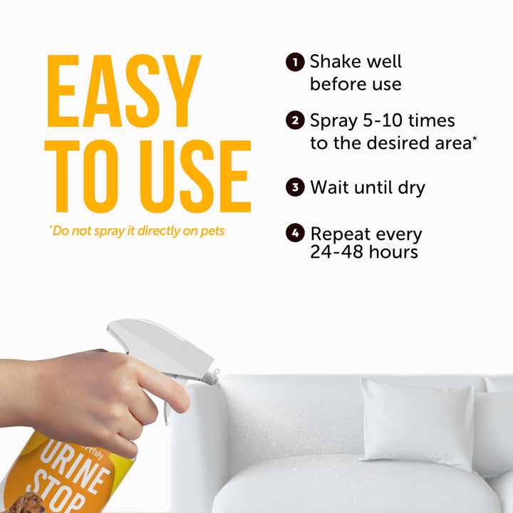 Petsly Potty Training Spray for Dogs and Cats, 17 oz