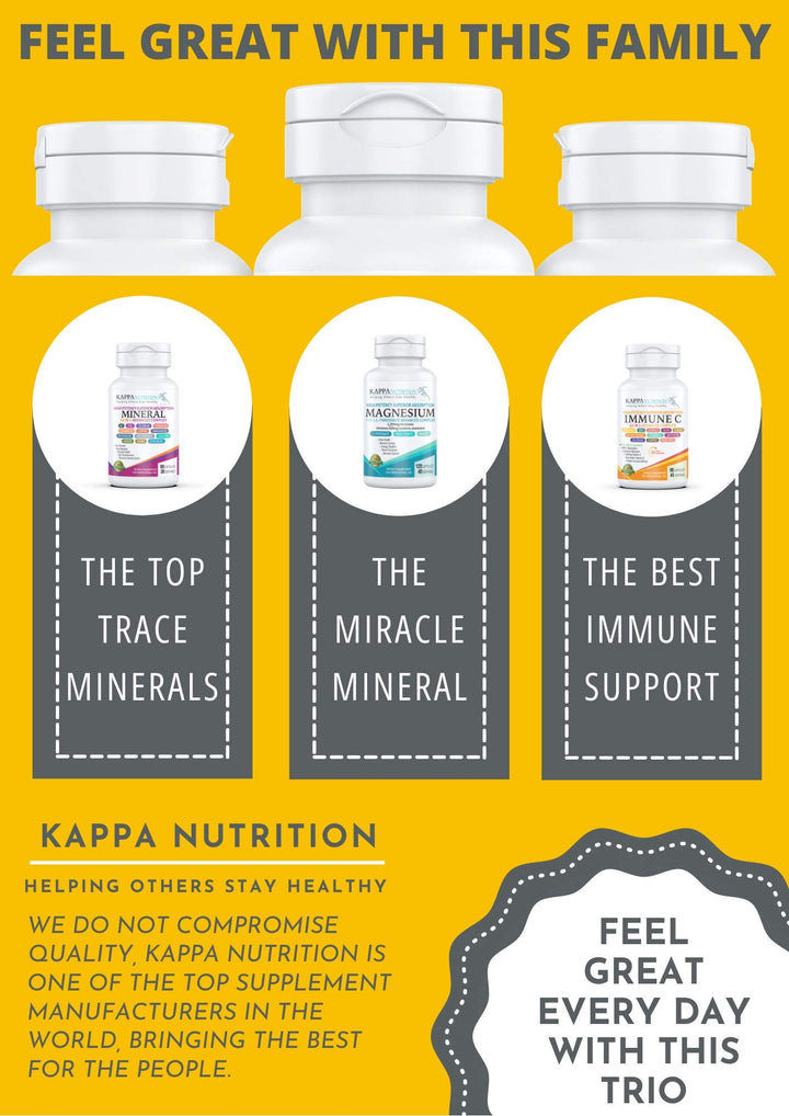 KAPPA NUTRITION Magnesium Complex Capsules, 90 Count