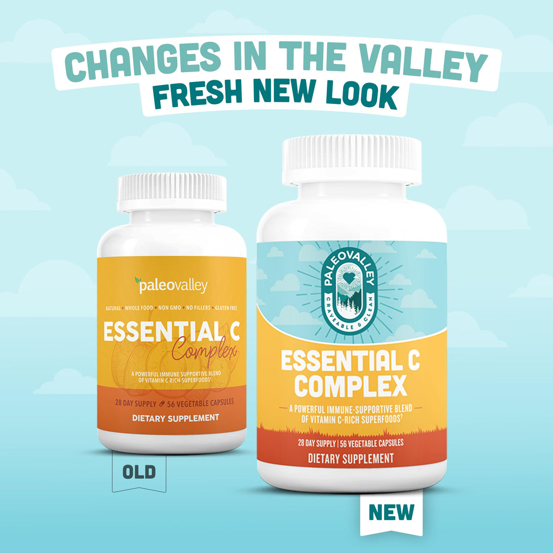Paleovalley Essential C Complex Vitamin C Supplement, 450 mg, 1 Count