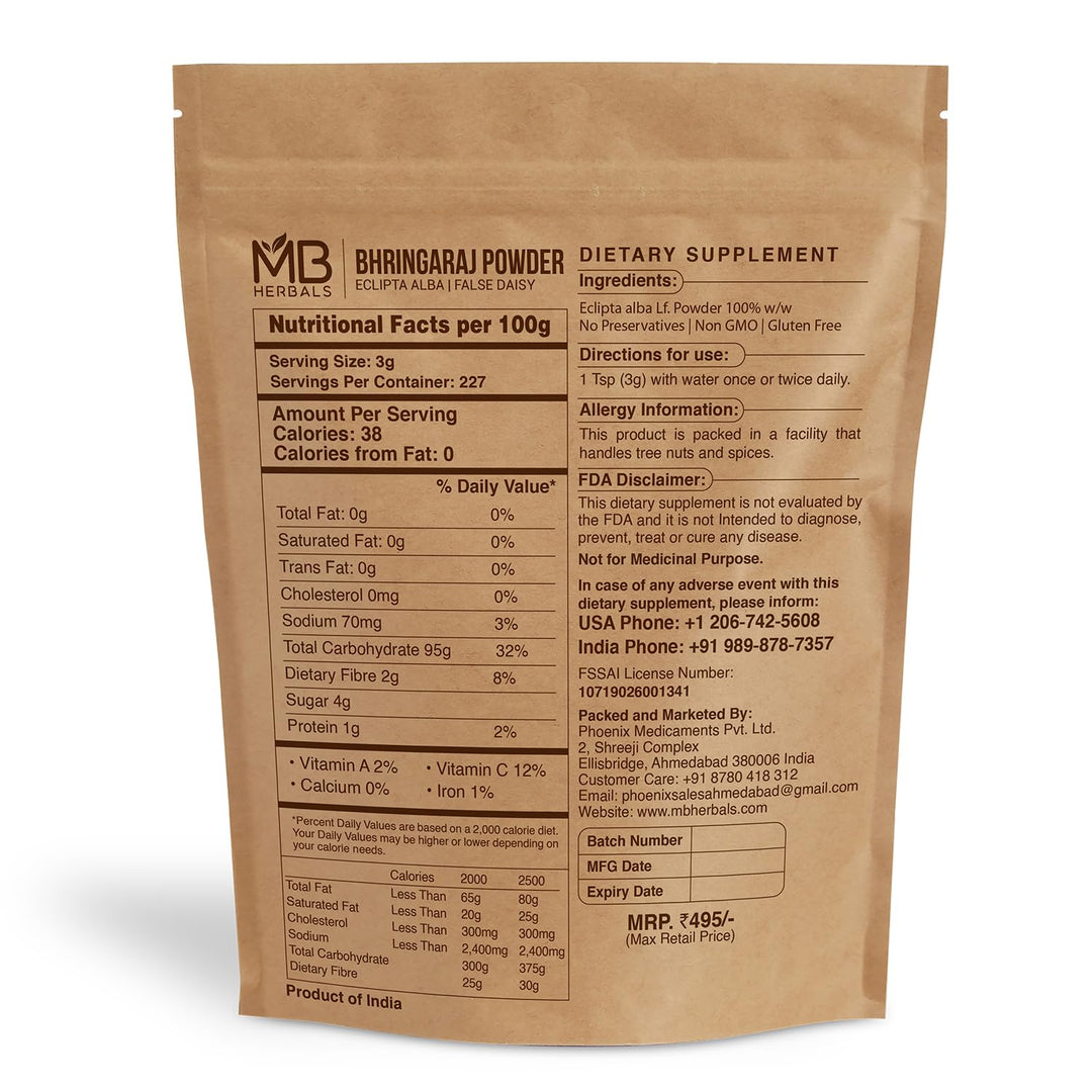 MB Herbals Bhringraj Powder, 454 g