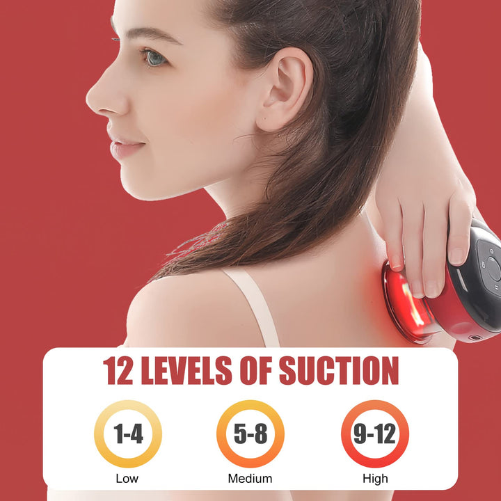 VERYCOZY Electric Cupping Therapy Set, 3 in 1, 12 Modes