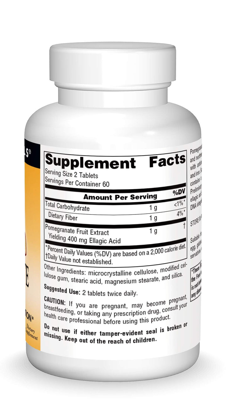 Source Naturals Pomegranate Extract, 500 mg, 120 Count