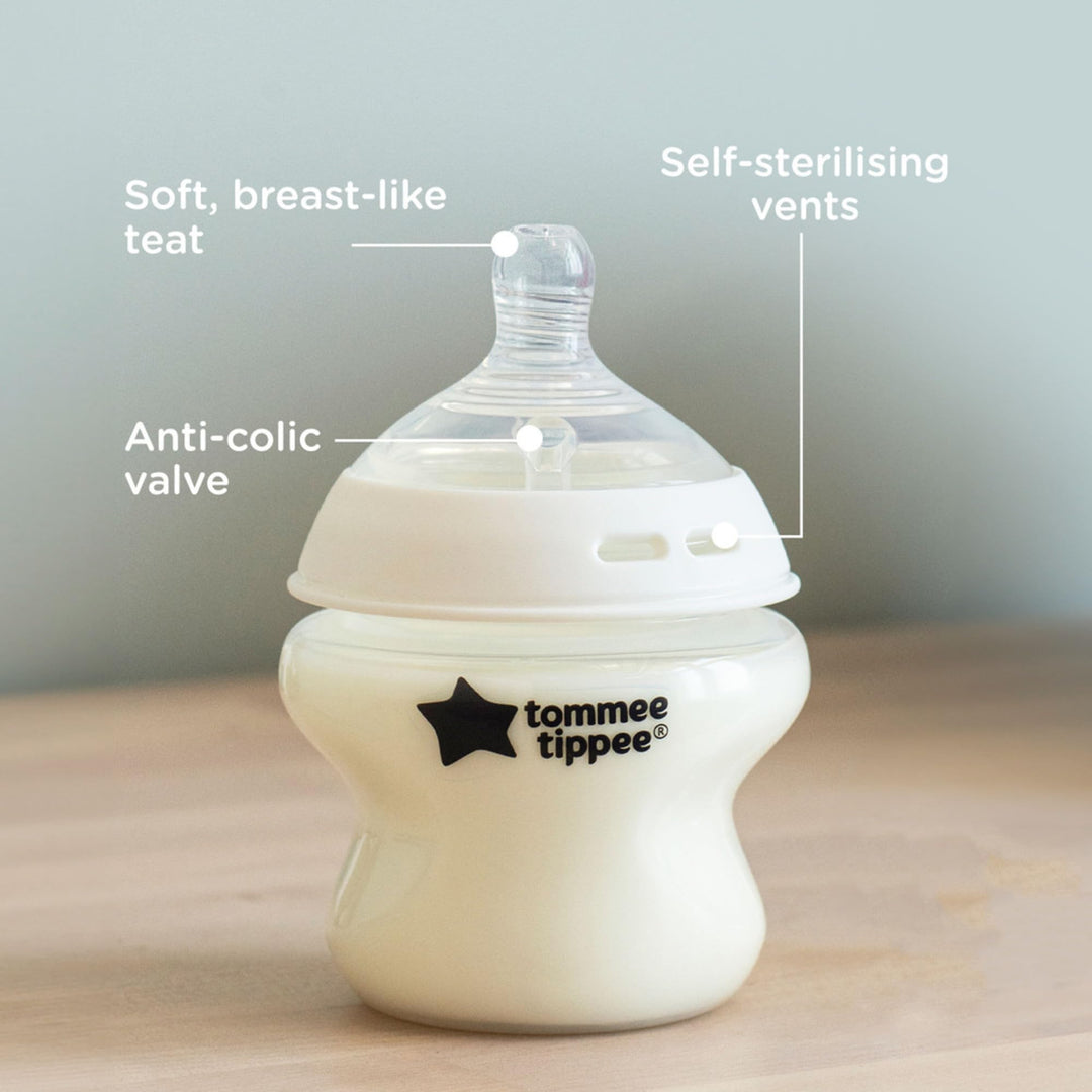Tommee Tippee Natural Start Baby Bottle, 3 Count, 150 ml