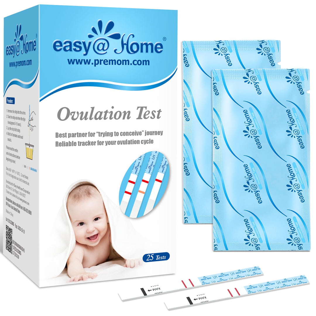 Easy@Home Ovulation Test Strips, 25 Count