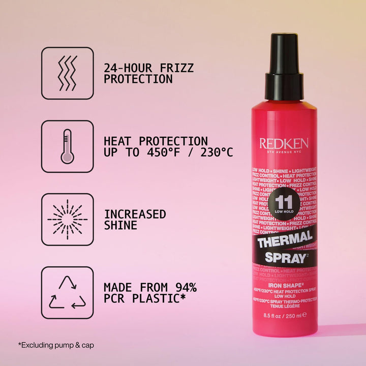 Redken Iron Shape 11 Thermal Holding Spray, 8.5 fl oz