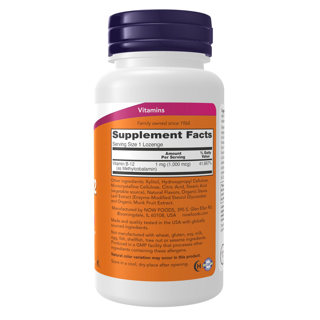 NOW Methyl B-12 1000 mcg, 250 Count