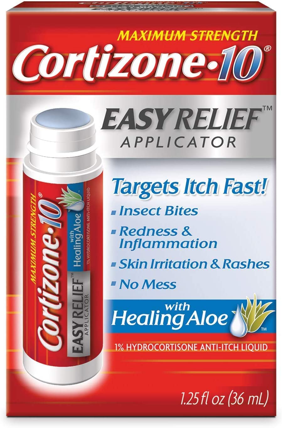 Cortizone 10 Hydrocortisone Anti-Itch Liquid, 1.25 oz