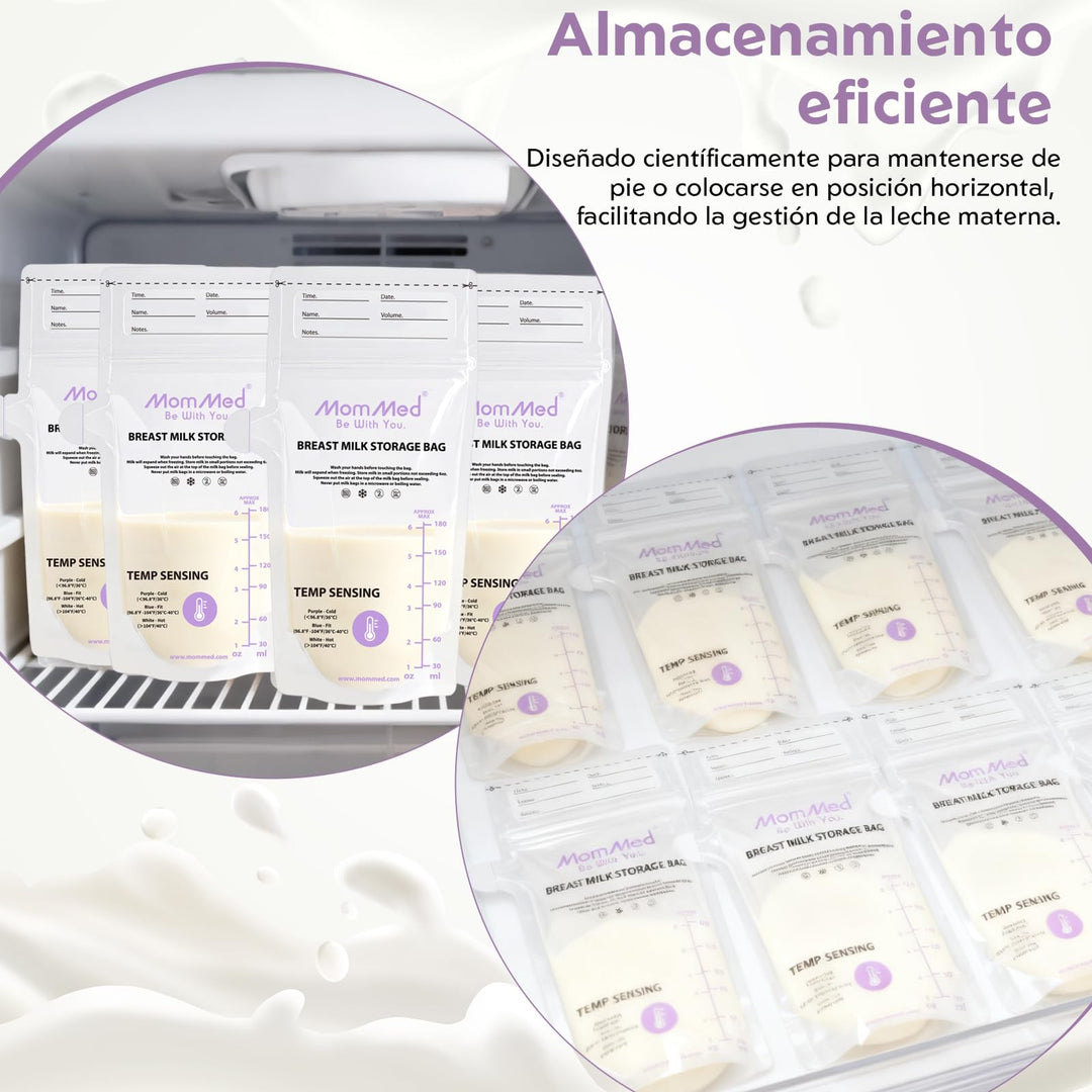 MomMed Breast Milk Storage Bags, 60 Count