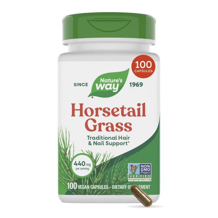 Nature's Way Horsetail Grass, 440 mg, 100 Count