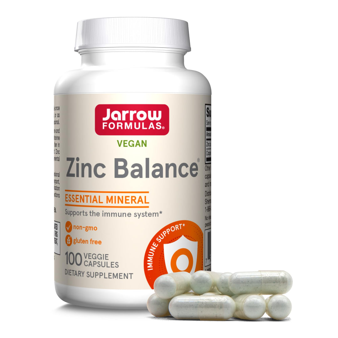 Jarrow Formulas Zinc Balance, 15 mg, 100 Count