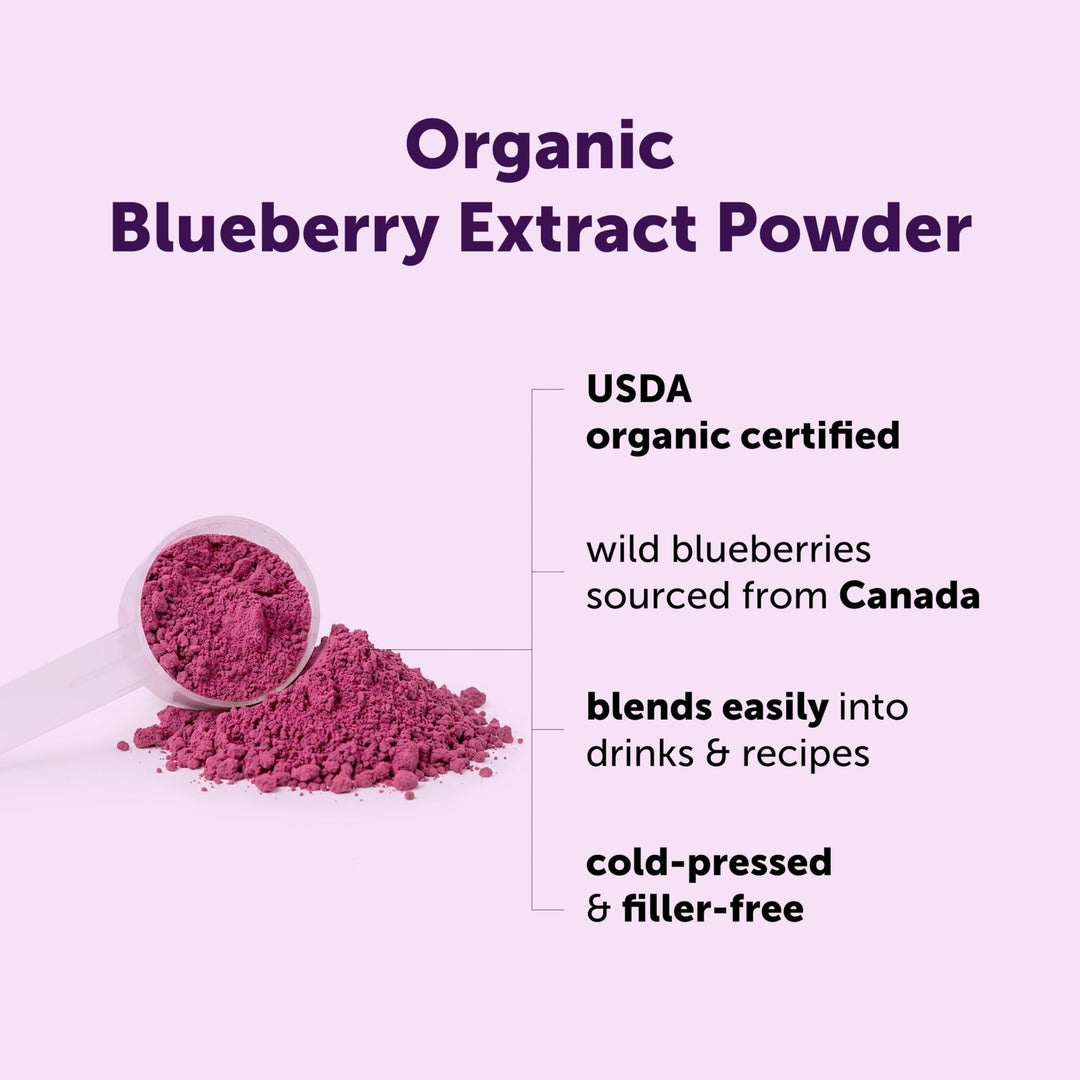 Micro Ingredients Organic Blueberry Extract Powder, 10 oz