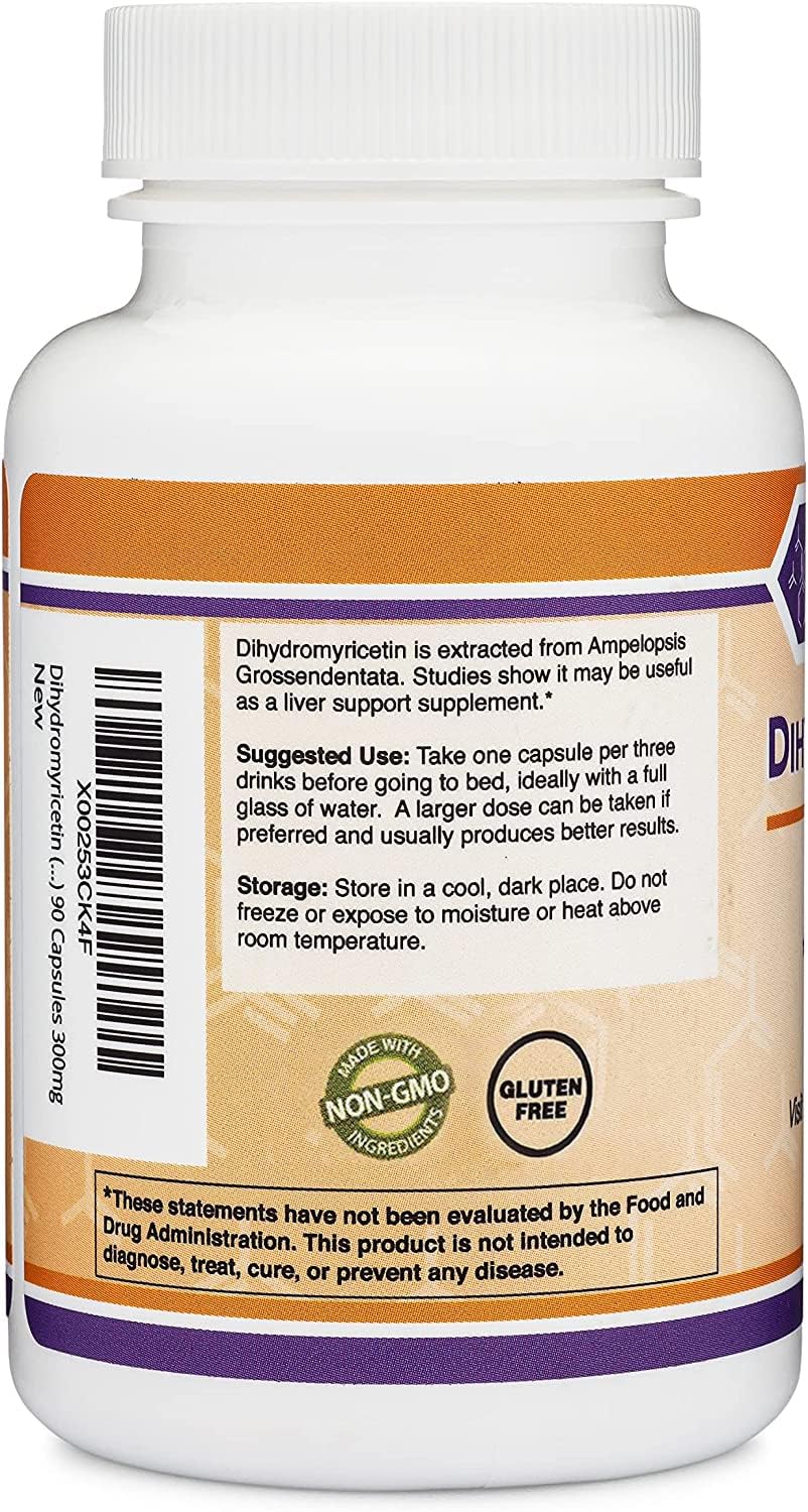 Double Wood Supplements Dihydromyricetin, 300 mg, 30 Count
