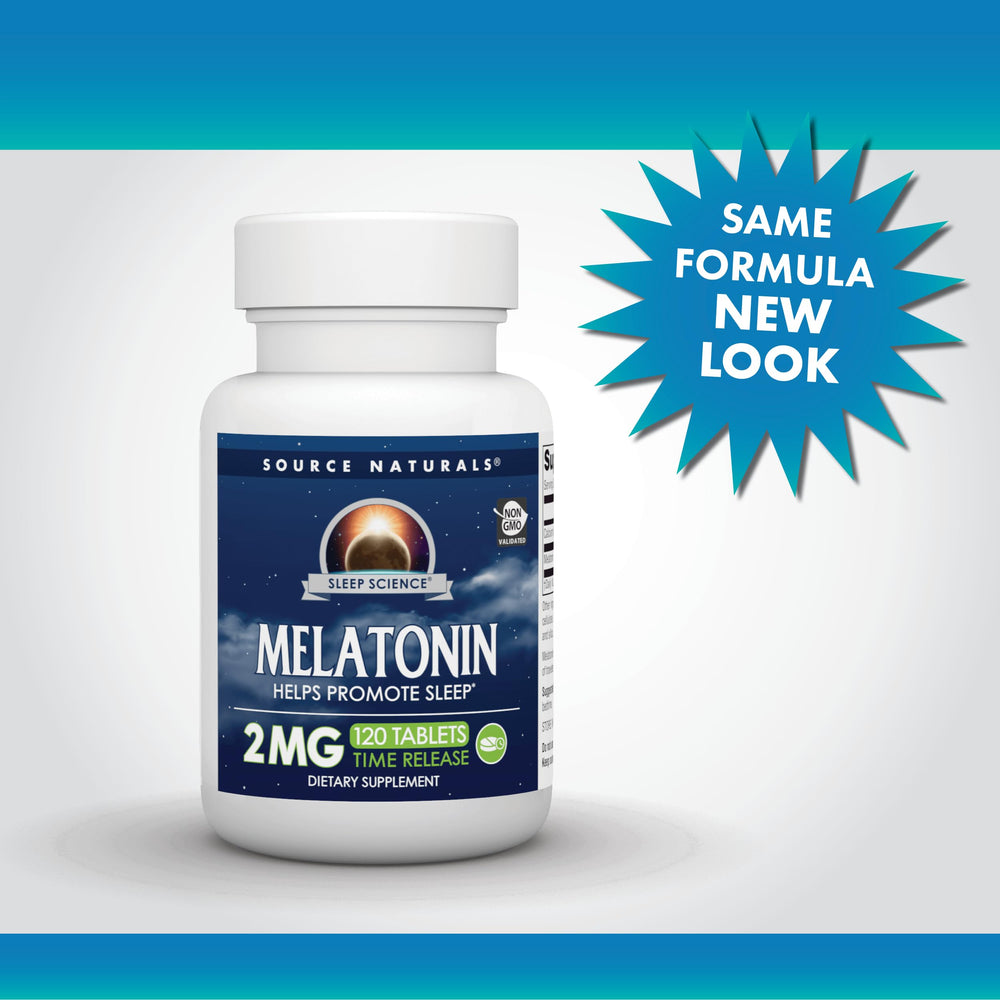 Source Naturals Melatonin, 2 mg, 120 Count