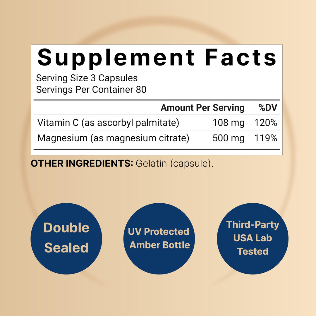 NatureBell Magnesium Citrate 500mg, 240 Count