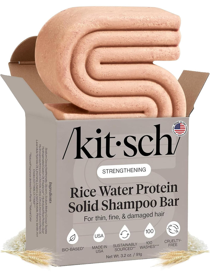 Kitsch Rice Water Shampoo Bar, 3.2 oz