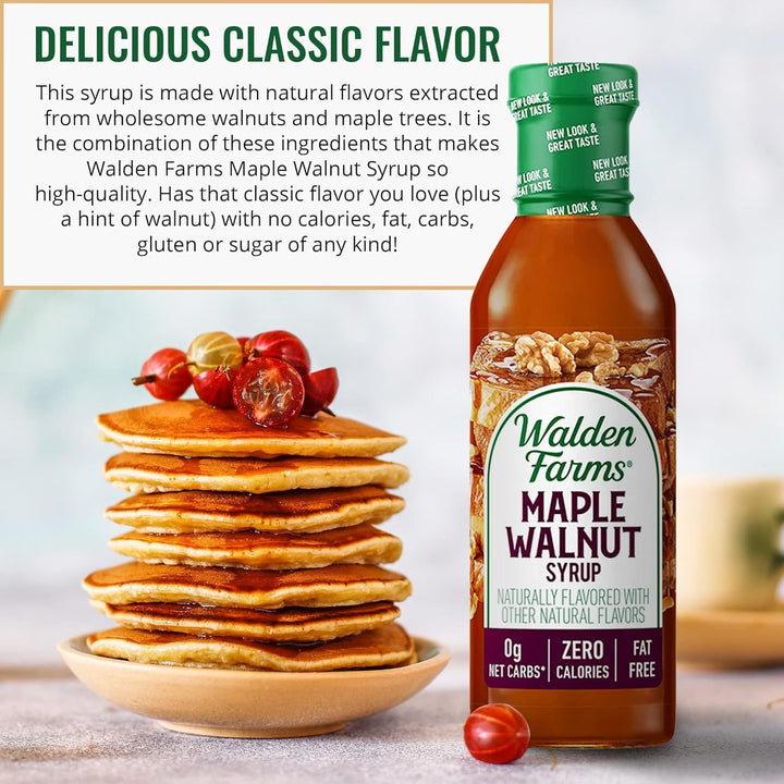 Walden Farms Maple Walnut Syrup, 12 fl oz