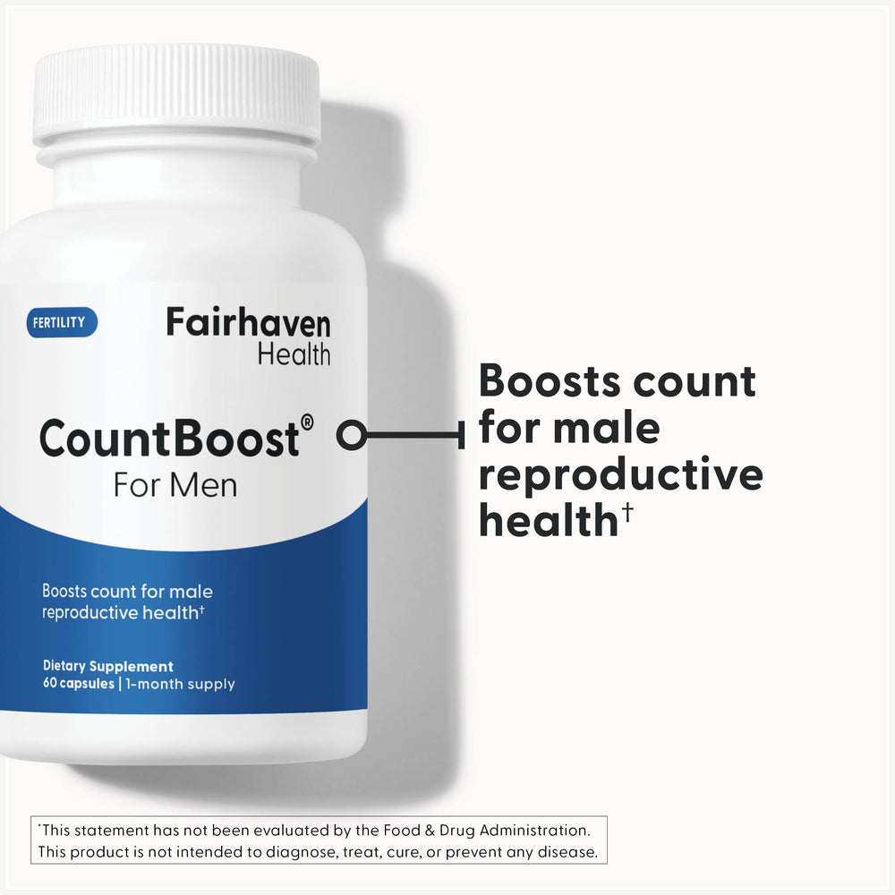 Fairhaven Health Countboost For Men, 60 Count
