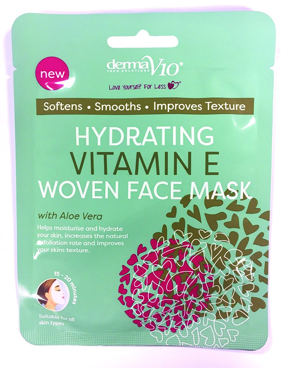 Derma V10 Woven Face Mask, Mixed Color