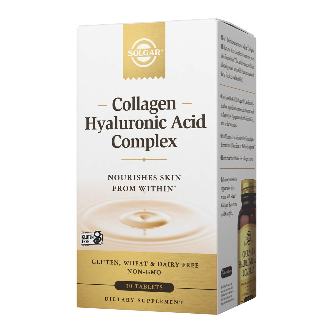 Solgar Collagen Hyaluronic Acid Complex, 30 Count