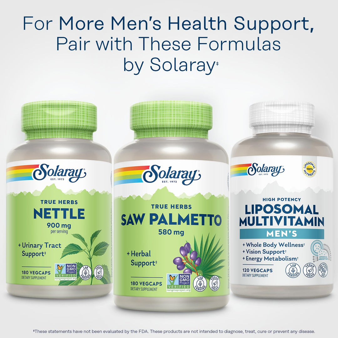 SOLARAY Saw Palmetto Whole Berry, 180 Count