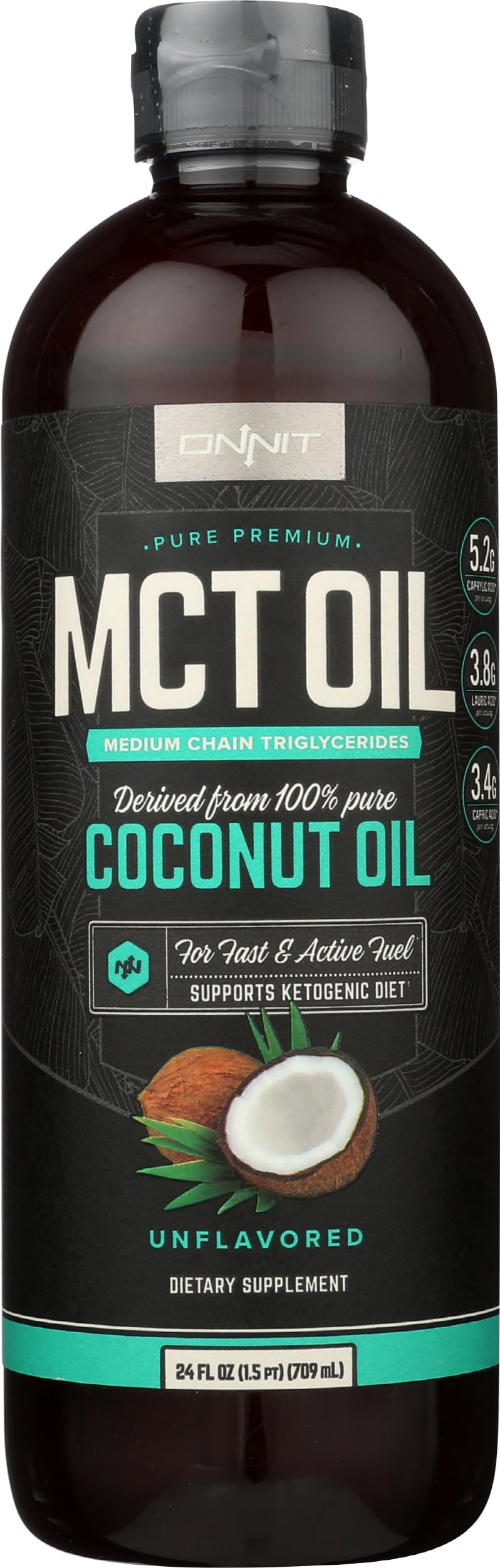 Onnit MCT Coconut Oil, 24 oz