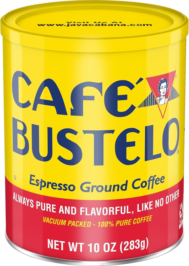 Cafe Bustelo Ground Coffee, Regular, 10 oz, Pack of 2