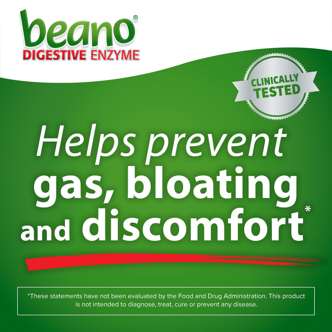 Beano Food Enzyme Dietary Supplement Tablets, 30 Count