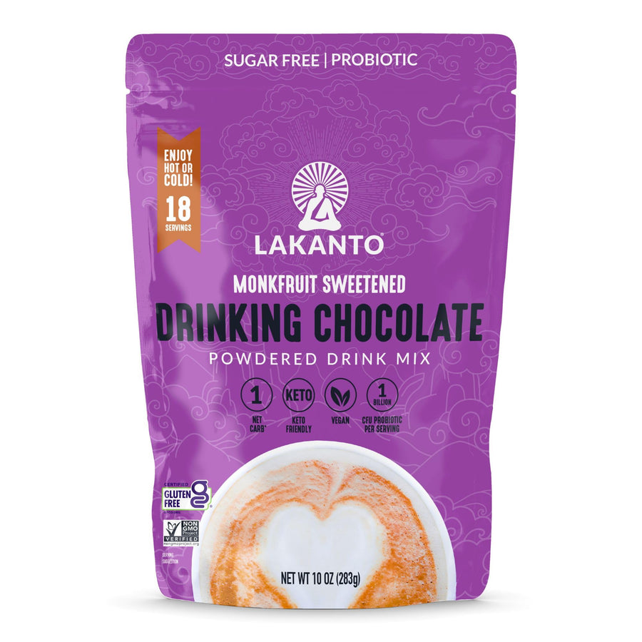 Lakanto Sugar Free Drinking Chocolate Mix, Original, 10 oz