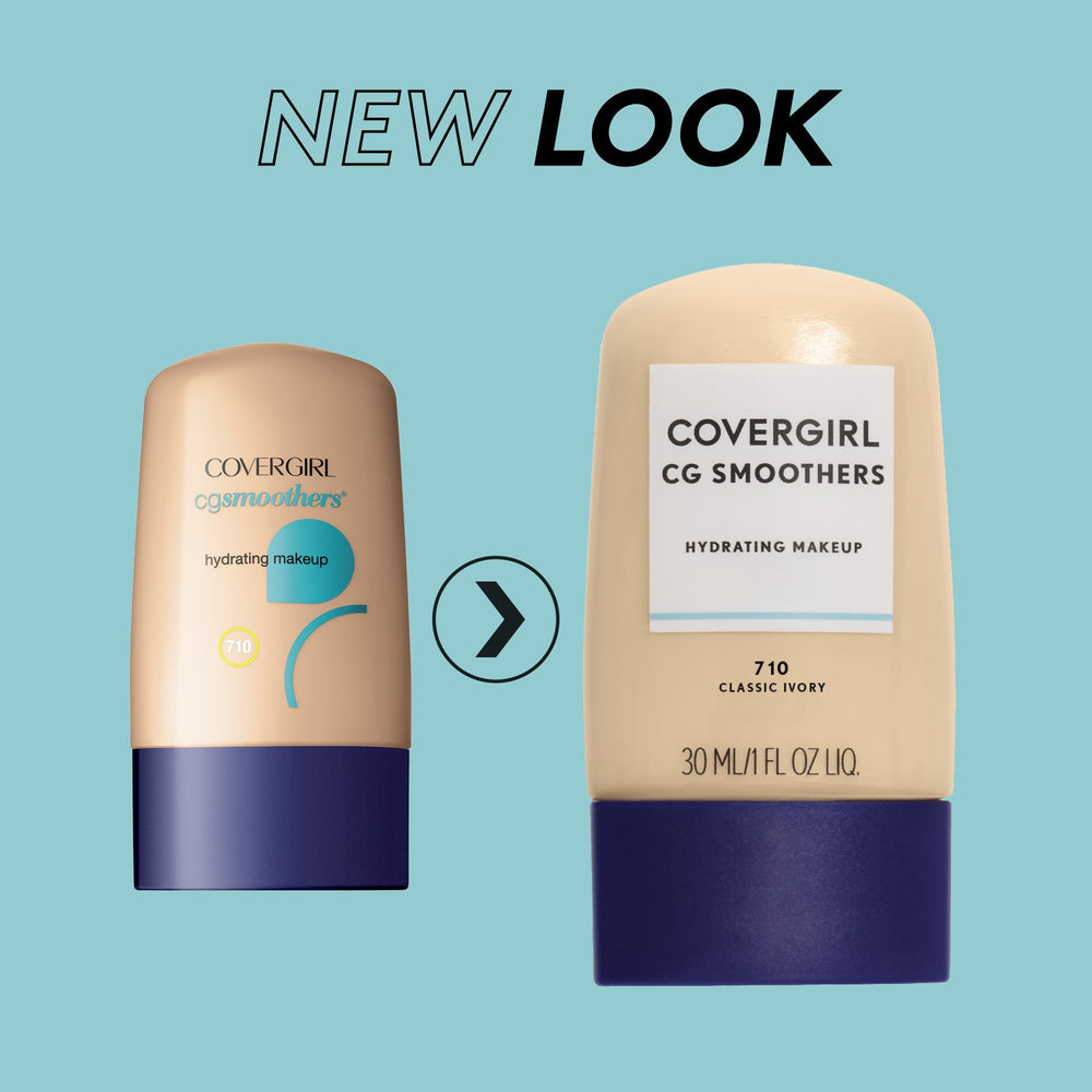 CoverGirl Smoothers Hydrating Makeup Foundation, Natural Beige, 1 fl oz