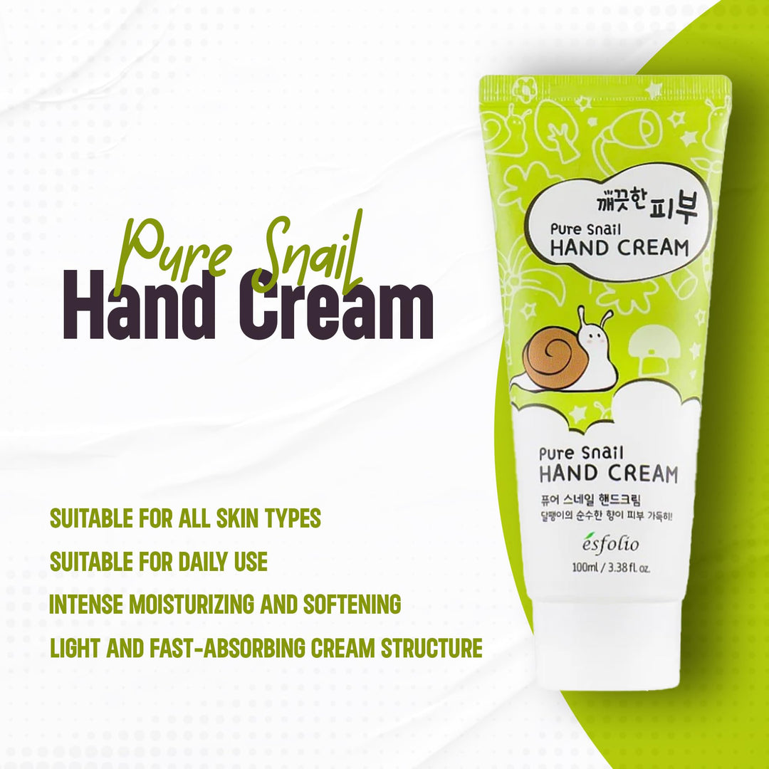 esfolio Pure Snail Hand Cream, 100 ml