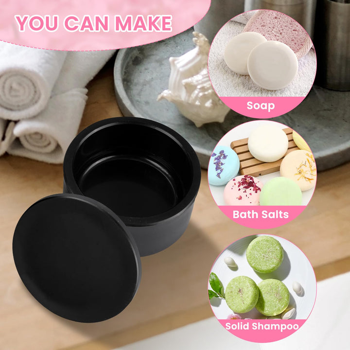 SanZaoGang Round Soap and Shampoo Bar Mold, 2.5 in