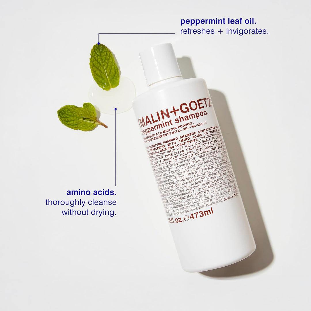 Malin + Goetz Shampoo, Peppermint, 16 oz