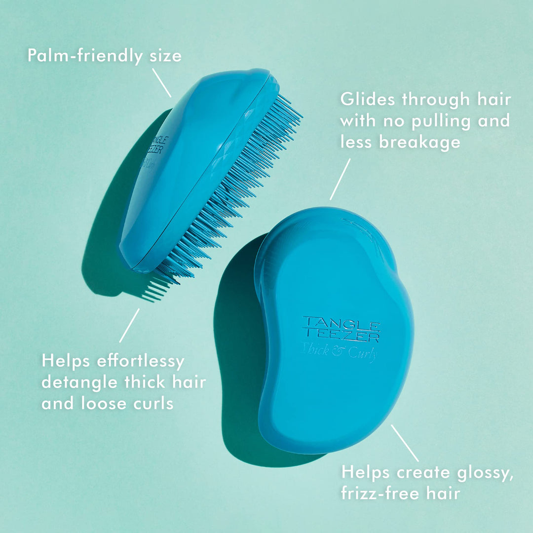 Tangle Teezer Thick & Curly Hairbrush, Blue