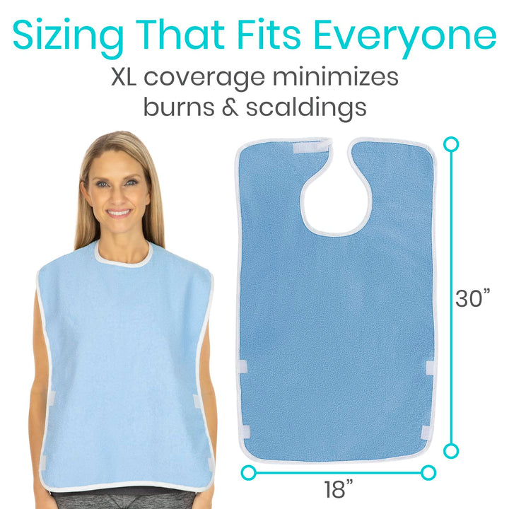 VIVE Adult Bibs And Apron Set, Multi, One Size