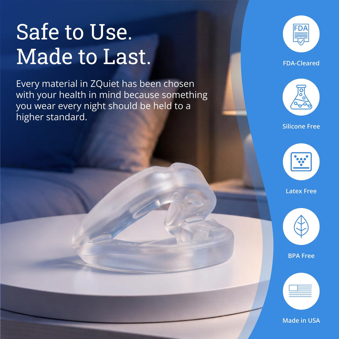 ZQuiet Anti-Snoring Mouthpiece, Size 2, Single Pack, Clear