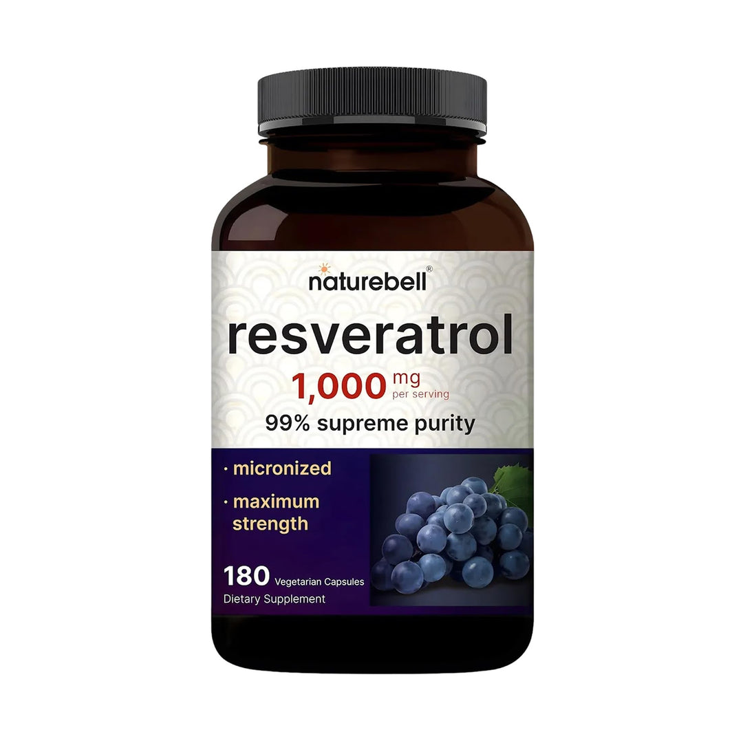 NatureBell Resveratrol, 1000 mg, 180 Count