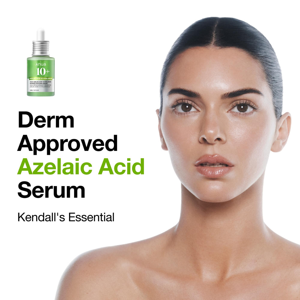 ANUA Azelaic Acid 10 Hyaluron Redness Soothing Serum, 1.01 fl oz