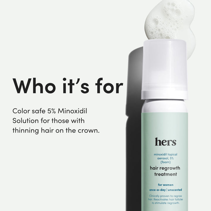 HIMS & HERS Hair Regrowth Treatment, Unscented, 4 Month Supply