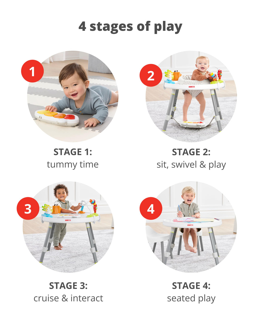 Skip Hop Baby Activity Center, Grey, 1 Count
